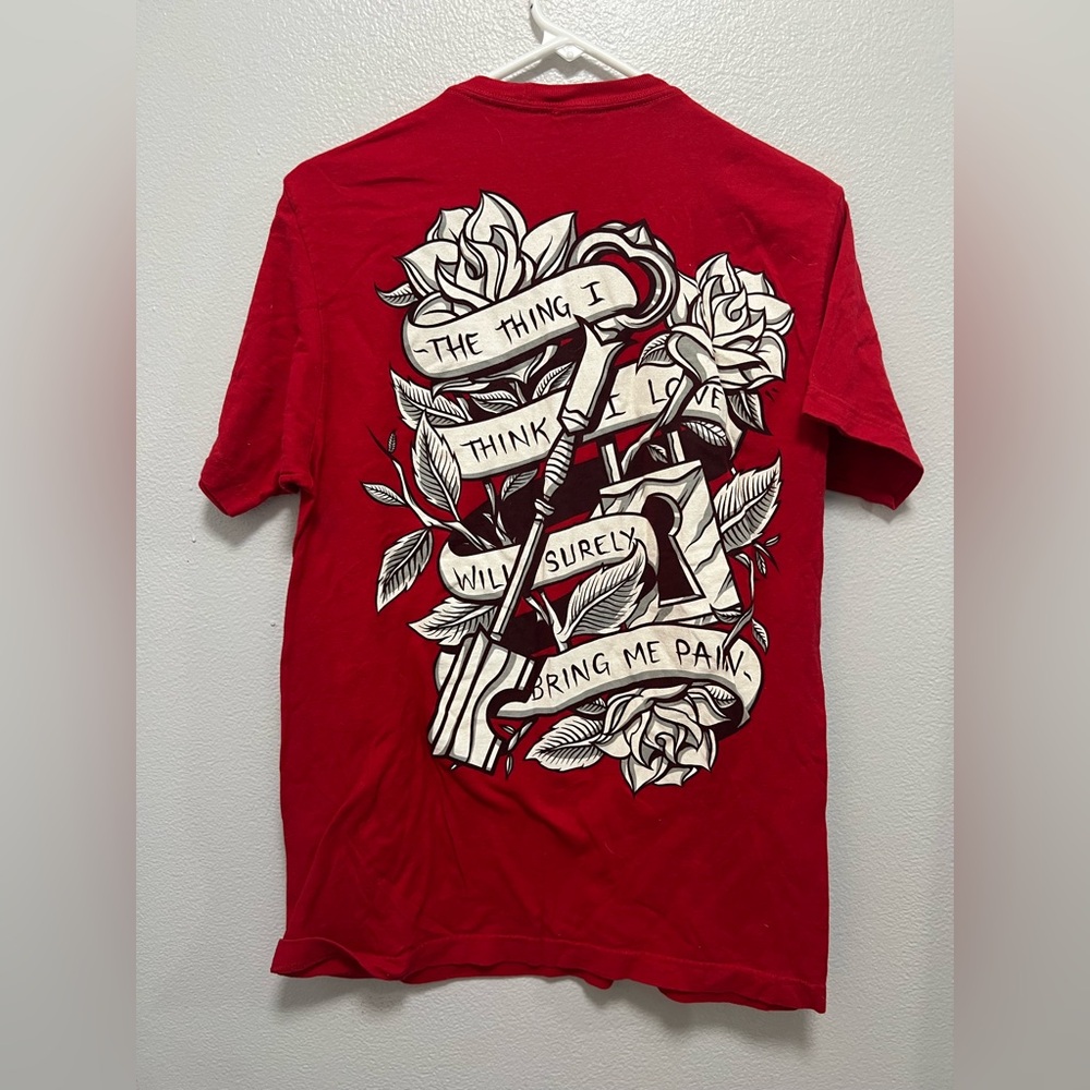 Medium pierce the veil king for a day lyrics band shirt